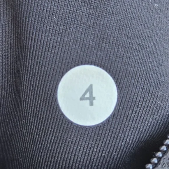 Lululemon Star Crushed Top Speed Crop Wunder Under Legging Luxtreme Black Coal 4 - Picture 6 of 6